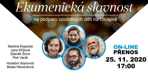 On-line Ekumenická slavnost podpoří děti na Ukrajině