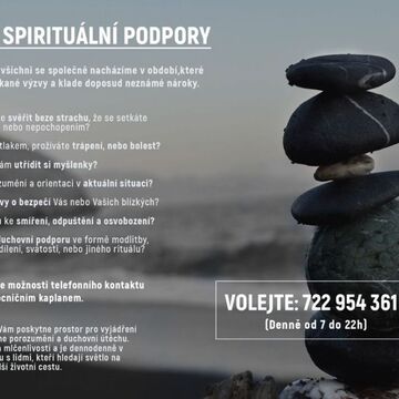 20.11.2020 - Nemocniční kaplani spouští linku spirituální podpory