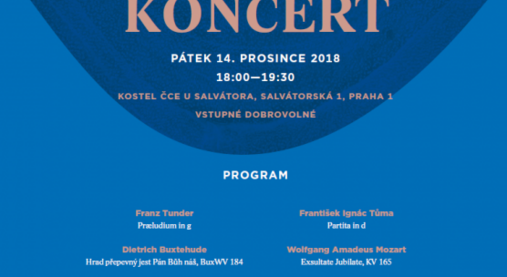 Srdečně zveme na slavnostní koncert v kostele U Salvátora