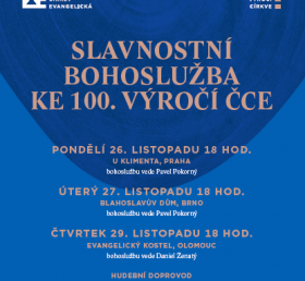 Slavnostní bohoslužby k výročí církve: Praha, Brno, Olomouc