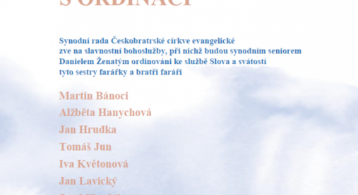Ordinace nových farářů a farářek